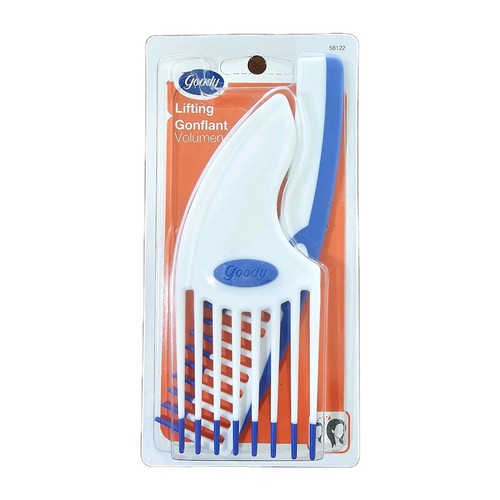 GOODY Lifting Combs Small Handle #58122 White & Blue Create Volume 2008 NOS - Picture 1 of 2
