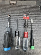 Sears Craftsman USA Nos 4PC Nutdriver Lot SAE 41971 41868 41977 41924