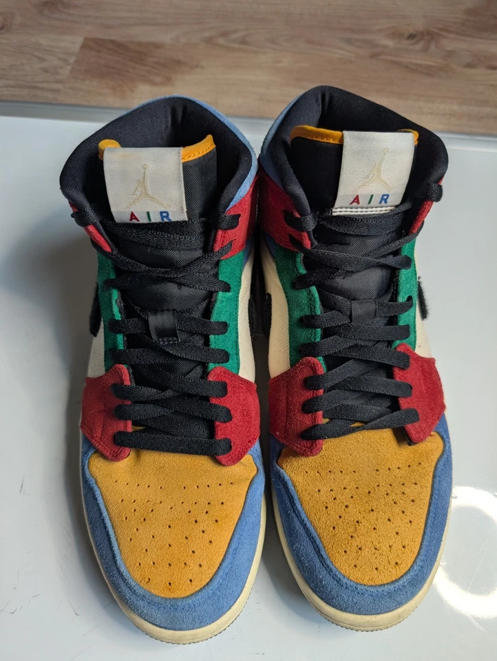 Blue The Great x Air Jordan 1 Mid Fearless - Talla 10.5 - CU2805 100 Foto 2 de 4