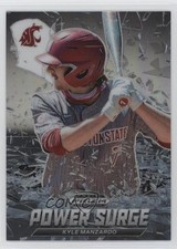 2021 Panini Prizm Draft Picks Power Surge Silver Kyle Manzardo #PS-KM 0rd2
