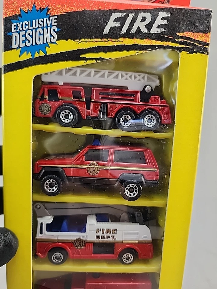 Matchbox Diecast Fire Services 5 Pack w/ Exclusive Designs #060032 - Image 4 of 4