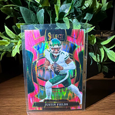 Panini Select 2023 Select Die-Cut Justin Fields #175 New York Jets