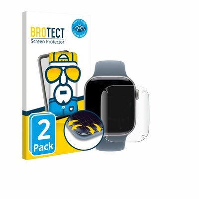 Full-Cover Schutz Folie für Apple Watch Series 11 (42 mm) 3D Curved Edge 2x