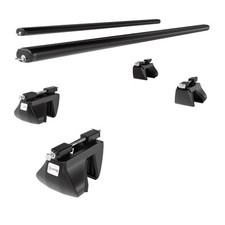 Compatibile Con Mercedes Classe M 2  W164  2005-2011 ACE-1 Barre Tetto Portapacchi Auto Barre Portatutto Nero Alluminio 3 Barre 2