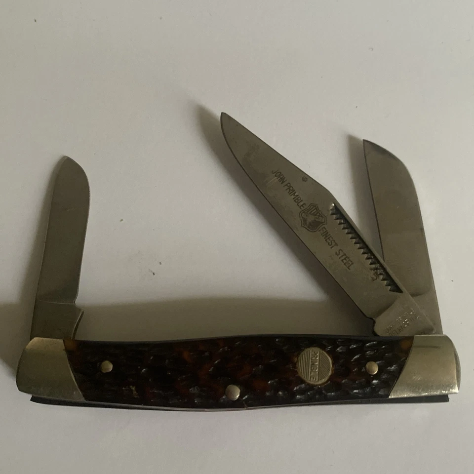 John Primble 5371 Stockman Vintage Pocket Knife -NICE - Image 4 of 4