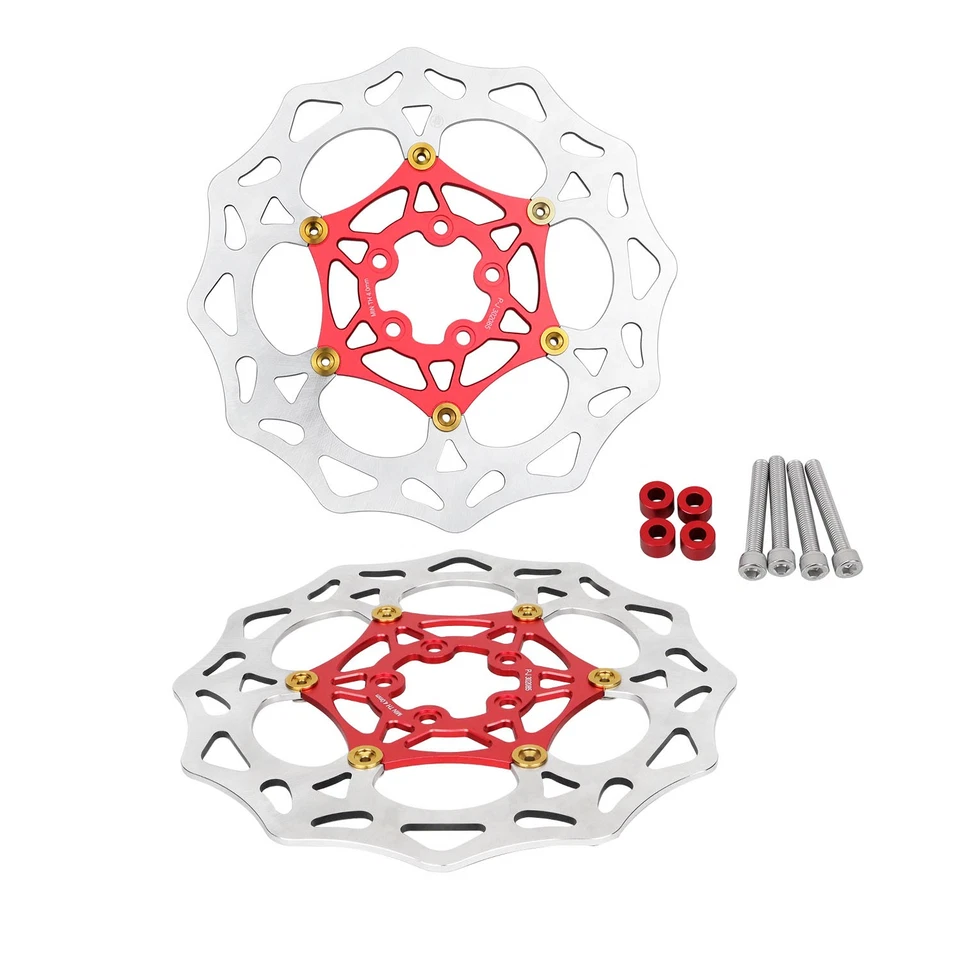 1 Set 13.5" Big Red Front Brake Rotor for Harley Touring CVO Road Glide ST 24-25 - Изображение 2 из 4