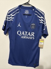 Nike PSG Jordan 2024/25 Fourth Stadium Jersey Blue Men  s Size S - HJ0865-493
