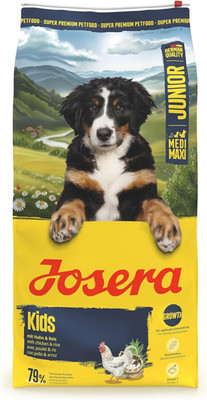 JOSERA Junior Kids Huhn & Reis (1 X 12,5 Kg) | Premium Trockenfutter Für Wachsen