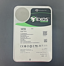 Lot of 2  Seagate Exos X14 ST10000NM0478 10TB  SATA  3.5" For Parts Low Health