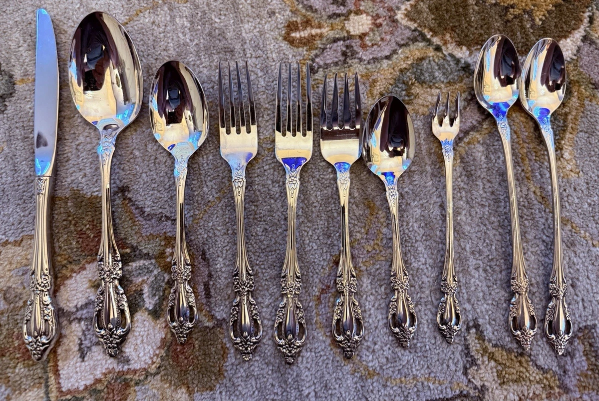 USA ONEIDA CRAFT DELAXカトラリー　5×4 20本セット ONEIDA Deluxe Stainless Single Flatwear Pieces for sale - eBay