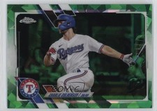 2021 Topps Chrome Update Sapphire Edition Green 11/50 Charlie Culberson 0a7
