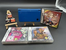 Nintendo DSi XL Blau – Handheld Konsole mit 6 Spielen – ohne Ladekabel & Stift