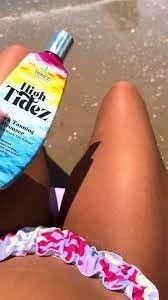 Bronceador bronceador bronceador oscuro High Tidez infundido con extracto de nenúfar interior/exterior... Foto 3 de 4