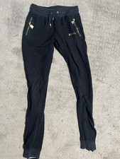 BCBG MAX AZRIA Black/Gold Sweatpants Woman Size Small