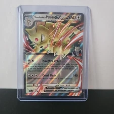 Team Rocket's Persian ex 218 Sv: Scarlet & Violet Promo Cards Holo