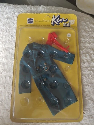 Vintage Ken Trench And Scarf #7227 Brand New Original Box Barbie Rare