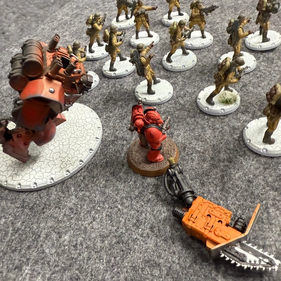 Dust Tactics 1947 SSU Ejército Lote - Walker Mech, 18 Infantería Pintada + Brocas Extra Foto 4 de 4