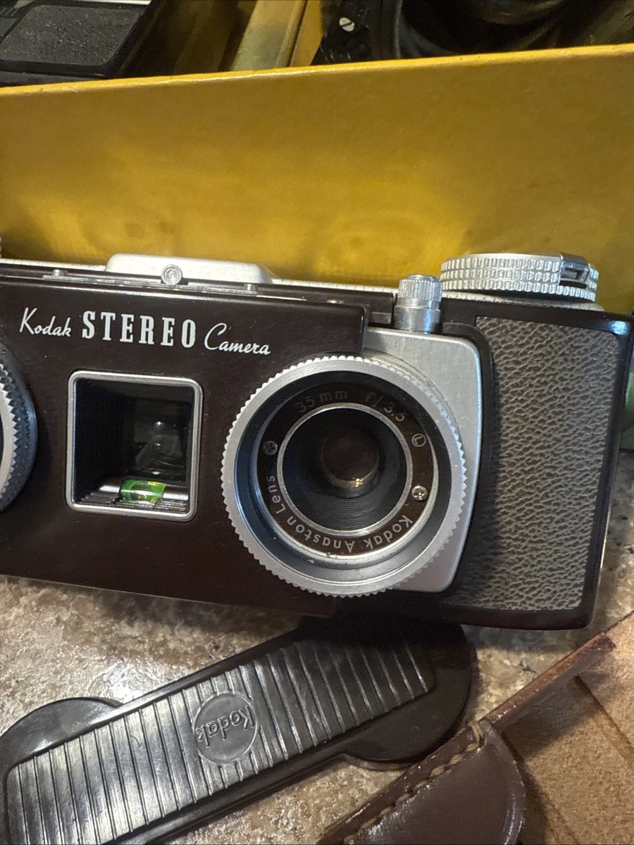 ★KODAK★ Stereo Summer Carnit IVORY Kodak Stereo Camera - vintage – 3Dstereo.com