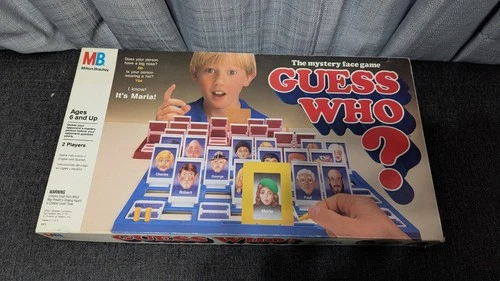 Guess Who? Board Game Milton Bradley Vintage 1991 100% Complete With Box