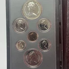 1980 Royal Canadian Mint Double Struck Coin Set Silver Nickel Dollar