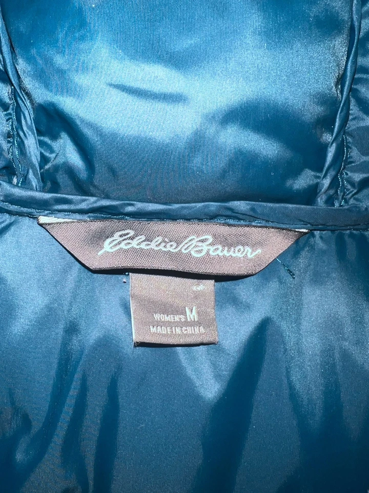 Chaqueta para mujer Eddie Bauer M Parka EB550 plumón de ganso acolchado 550 capucha Foto 3 de 4