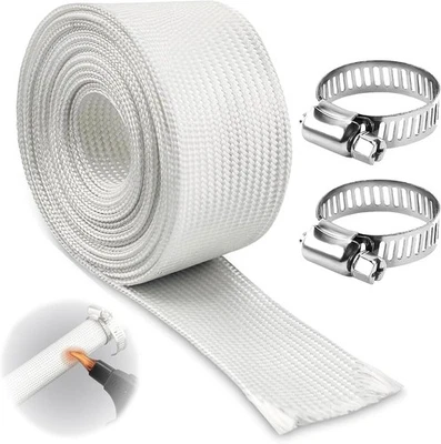 GEBRANDMARKT Isolierter Abgasschlauch 25mm für Standheizung und Stromerzeuger 200cm