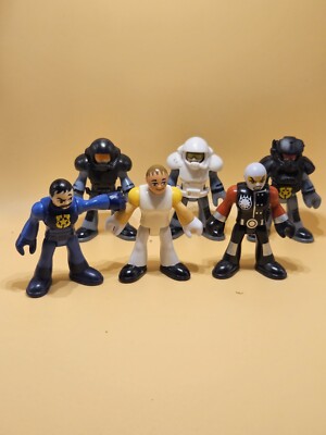 Lot Of Six Imaginext 3'' Action Figure Fisher Price Toys