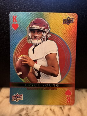 2022 Upper Deck Goodwin Champions - Playing Cards #KING-HEARTS Bryce Young (RC)
