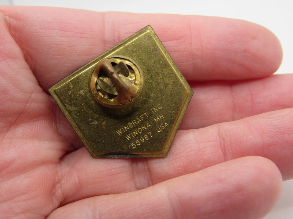 BOSTON RED SOX LAPEL LOGO BASEBALL PIN MLB BASEBALL 1" - Image 2 of 2