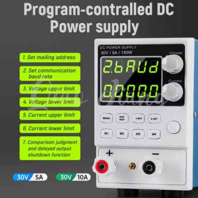 30V10A 5ADouble Five-digit LED Type Program-contralled DC Regulated Power Supply