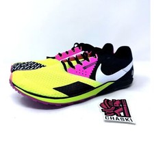 Nike Rival XC 6 Cross-Country Spikes Volt/Black/Hyper Pink Men  s 9.5 DX7999-700