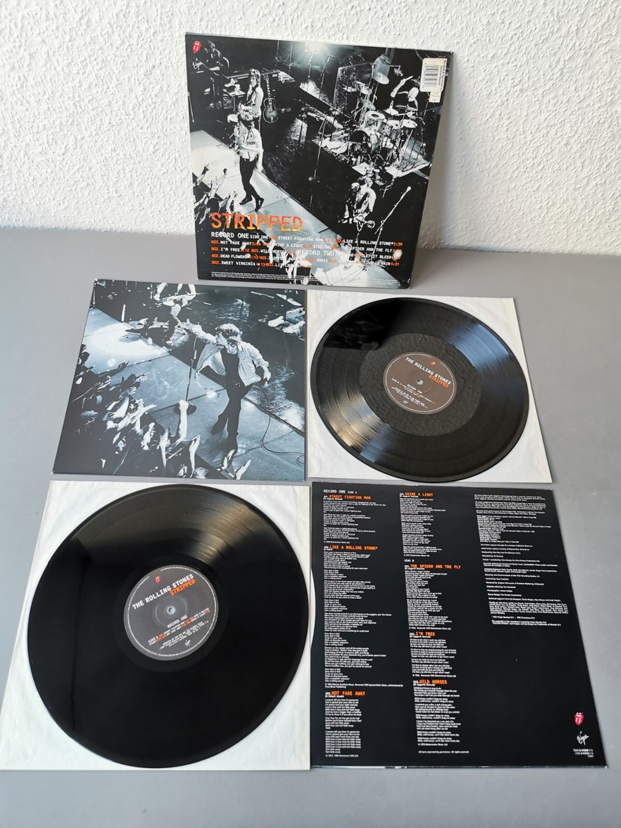 ROLLING STONES original Vinyl 2LP Stripped (1995 Virgin Records UK