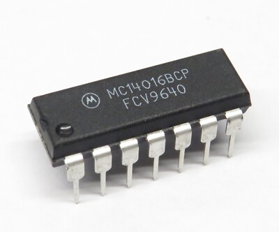 5 Stück MC14016BCP quad bilateral analog switch, Motorola