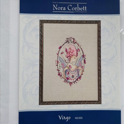 Virgo Zodiac Girls Horoscope Cross Stitch Chart Pattern by Nora Corbett