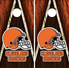 Cleveland Browns Cornhole Board Vinyl Wrap - Decal Sticker VZ543