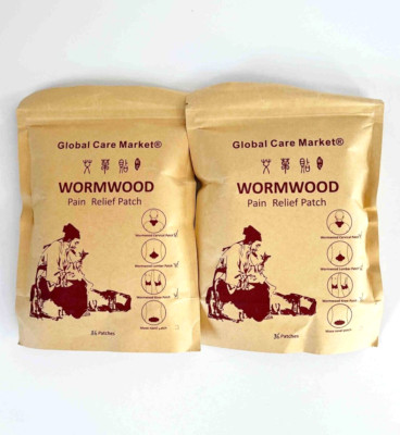Wormwood Knee and Back Pain Relief Patches - Natural Wormwood TCM Patch (2 Pack)