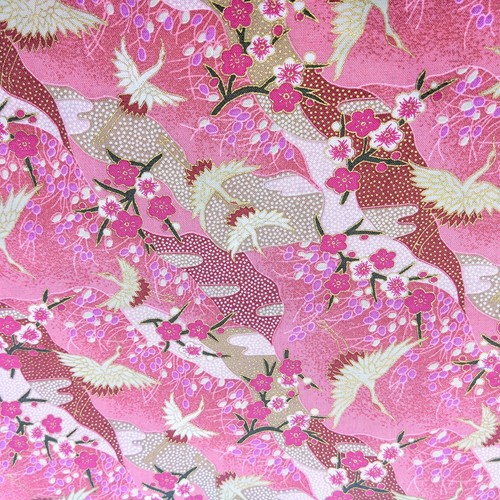 Vintage | Kimono pattern fabric | 4 patterns | 100% cotton | Cloth|Japan - Picture 5 of 9