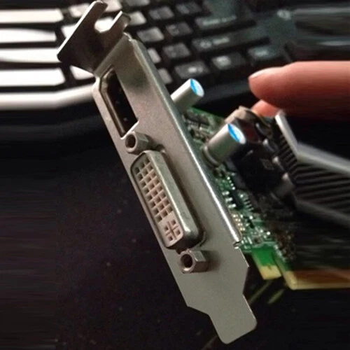 Low Profile High Full Bracket DP For Nvidia Quadro 600 Q410 Q600 K600 K620 K420 - Image 2 of 3