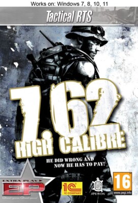 7.62 High Calibre PC RTS Game Hard Life 2015 1C Company Windows 10 11