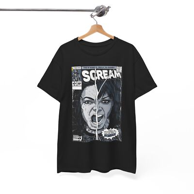 Michael Jackson Scream Comic T Shirt Janet Jackson Unisex Heavy