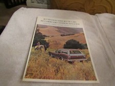 Vintage 1972 Mercury Station Wagons OEM New Car Dealer Sales Brochure NOS