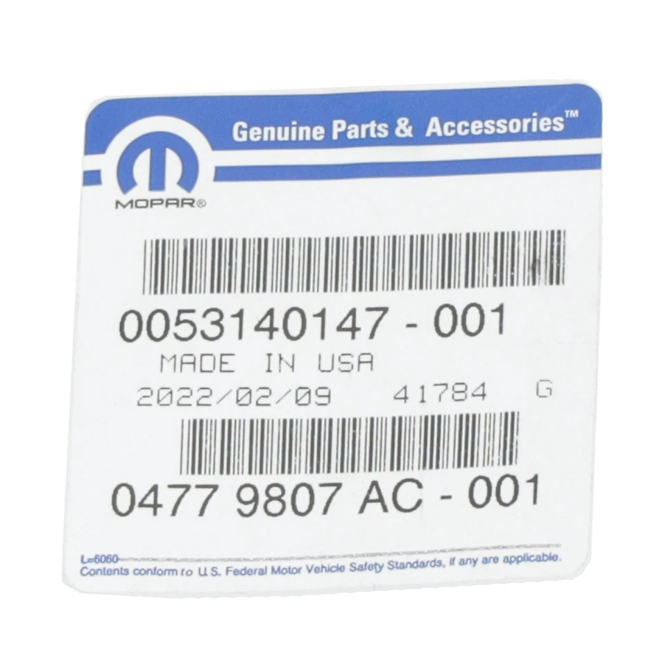 08-20 FRENO DE ESTACIONAMIENTO TRASERO DERECHO GRAND CARAVAN TOWN & COUNTRY OEM MOPAR 4779807AC Foto 4 de 4