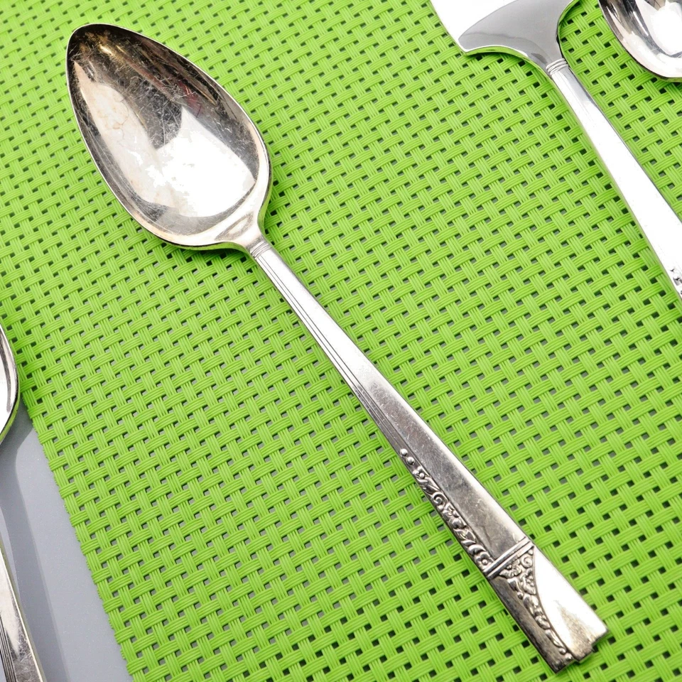 1937 CAPRICE Silver Plate Flatware Silverware 6 Mixed Replacement Pieces - Image 4 of 4