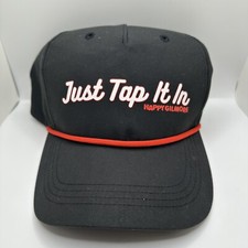 Happy Gilmore Adam Sandler Golf Hat “Just Tap It In” Snap Back Black/Red Hat