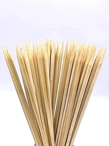 Marshmallow Roasting Sticks For Smores and Hot Dogs Wooden Bamboo skewers-fir...