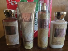 Bath & Body Works IN THE STARS Cream, Mist, Shower Gel, Lotion Set 4