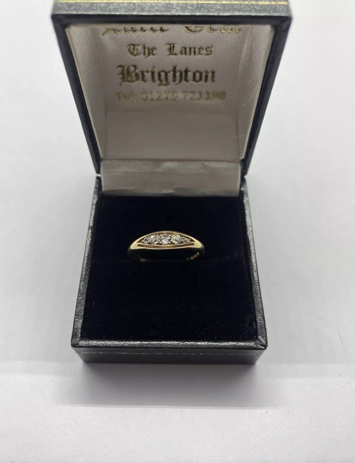 18ct edwardian diamond ring 5 Stone
