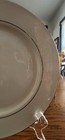 Gold Elegance Platter Plate 12" Leaf 14k Gibson Porcelain White Gold Trim ! — photo 9