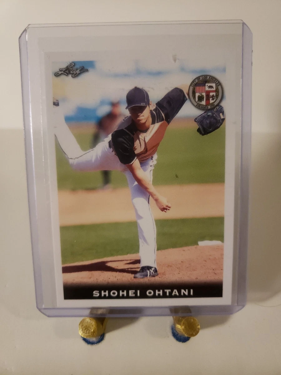 大谷翔平2018 LEAF THE NATIONAL BLUE 61/99#01