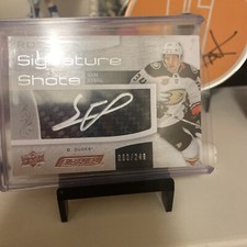 2018-19 Engrained Rookie Signature Shots Auto #RSS-SS Sam Steel RC #/249 Anaheim
